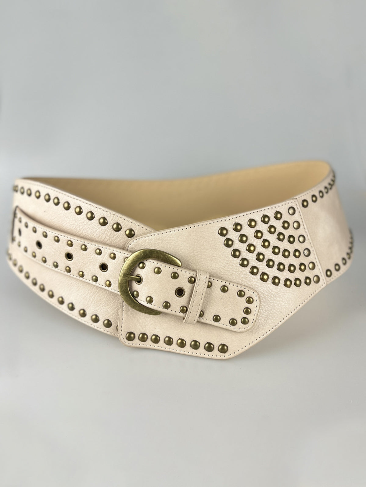 Western PU Leather Studded Decorative Girdle Belt