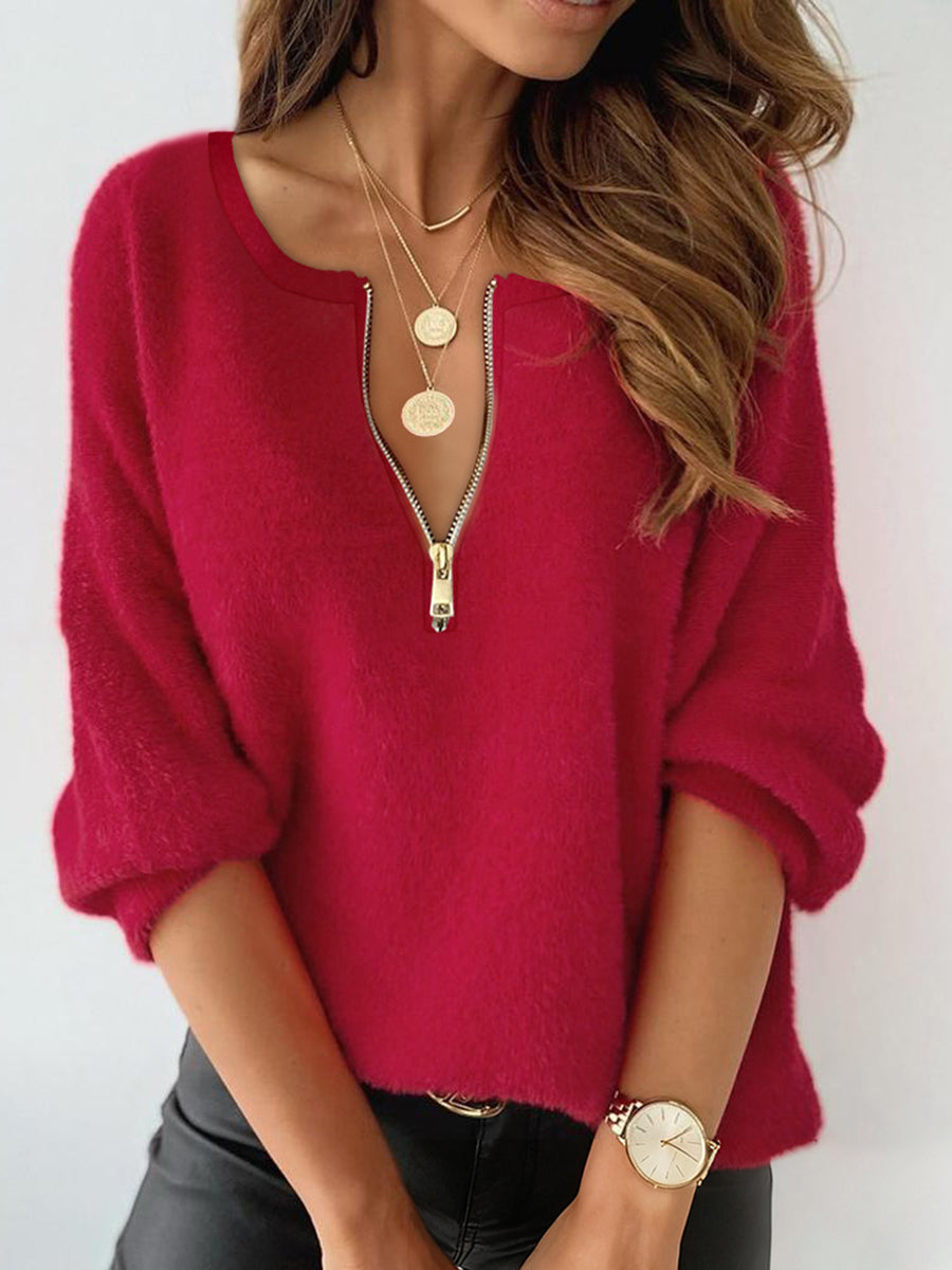 Casual Black Crew Neck Cut Out Lace Patchwork Long Sleeve Blouse